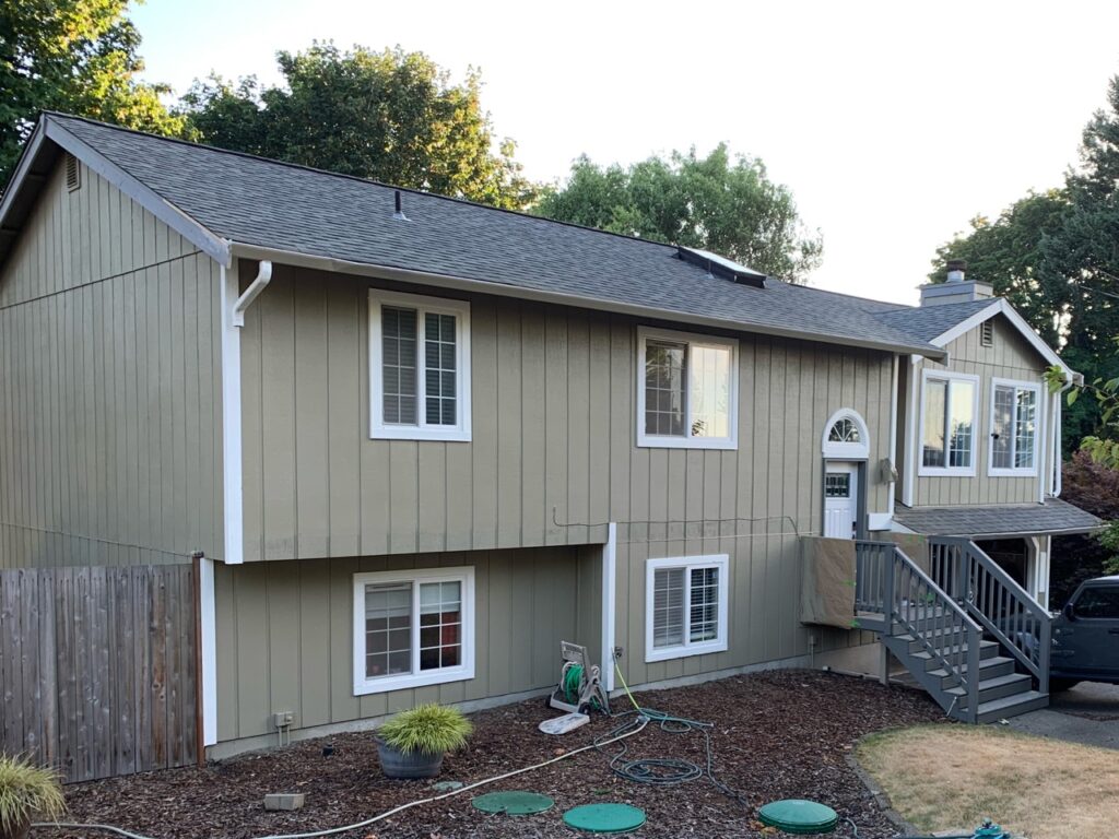 Exterior painting completed in Olympia WA.